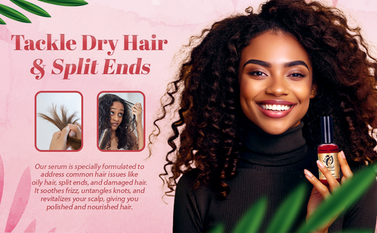 Uzuri Life Hair Serum - Nourishing, Shine-Boosting, For Oily & Damaged Hair