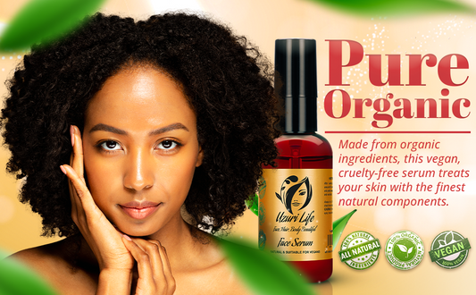 Organic Life Face Serum - Hydrating, Brightening, Anti-Aging Skincare Solution