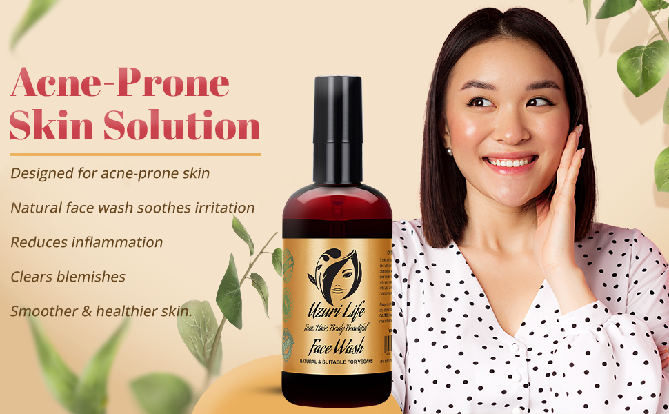 Charcoal Face Wash - Activated Detox, Anti-Aging & Acne Treatment