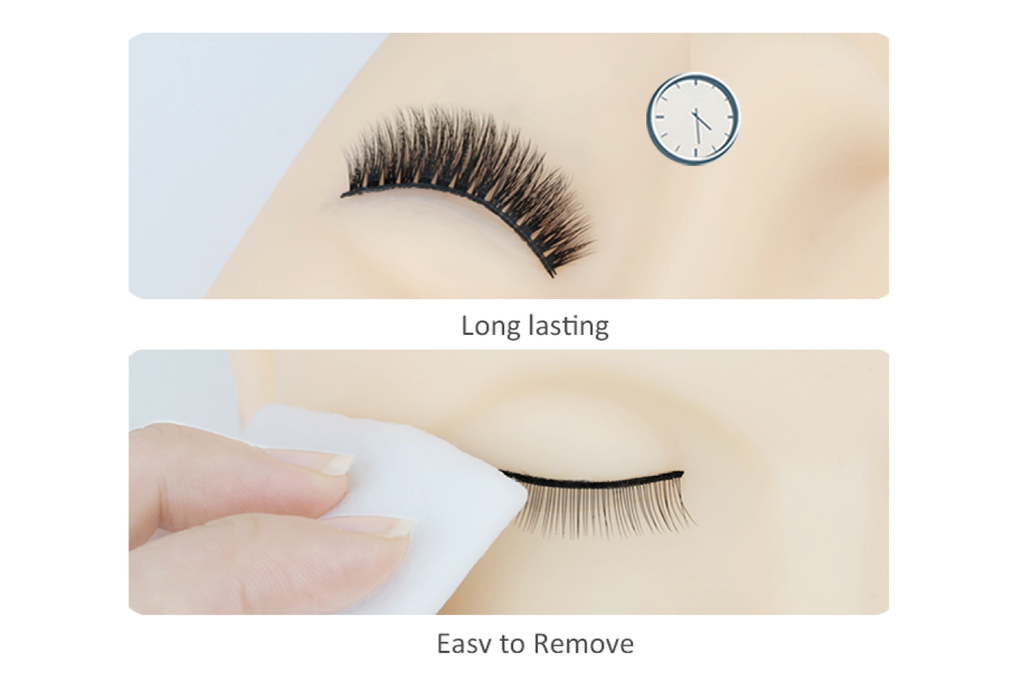 Uzuri Life Super Strong Eyelash Glue - Waterproof, Latex-Free, Clear Adhesive