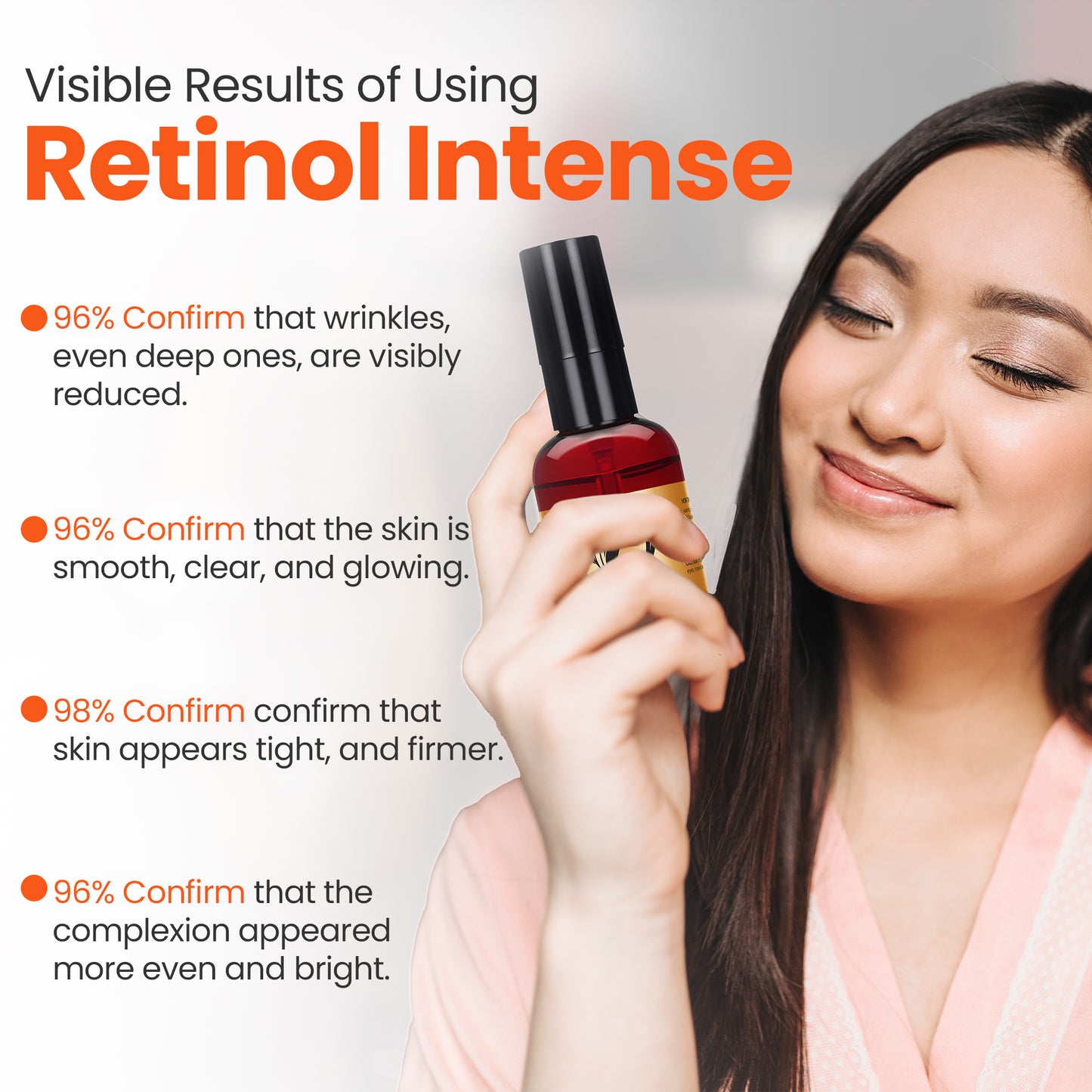 Uzuri Life Retinol Intense Serum - Anti-Wrinkle, Hydrating, Vegan, All Skin Types